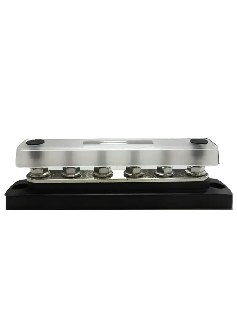 Barra de conexiones - BUSBAR NEGRO 150A 3 espacios - Suntree